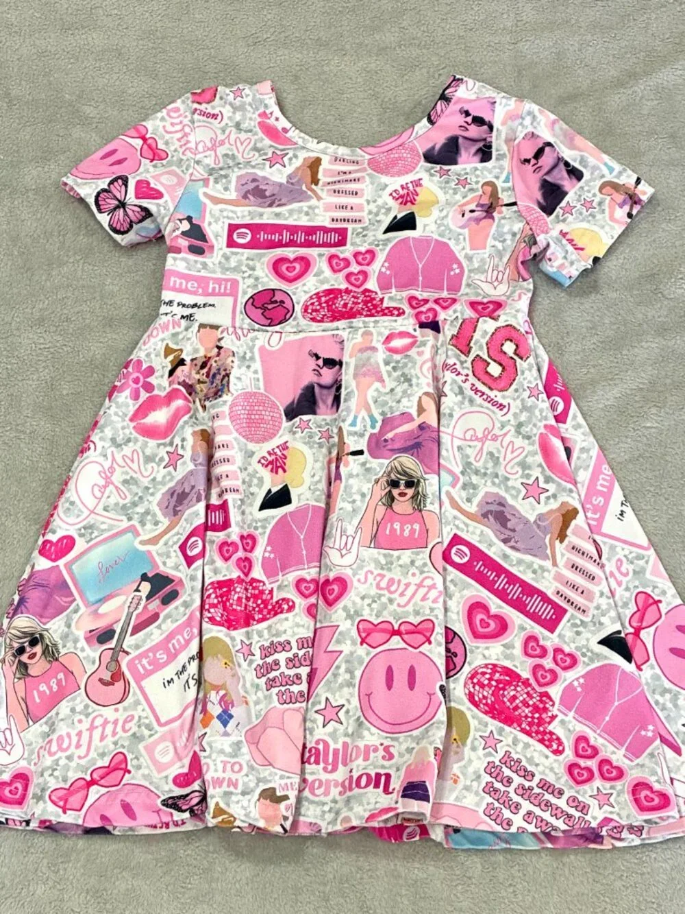Taylor Swift Baby Doll Dress Girls Size 4